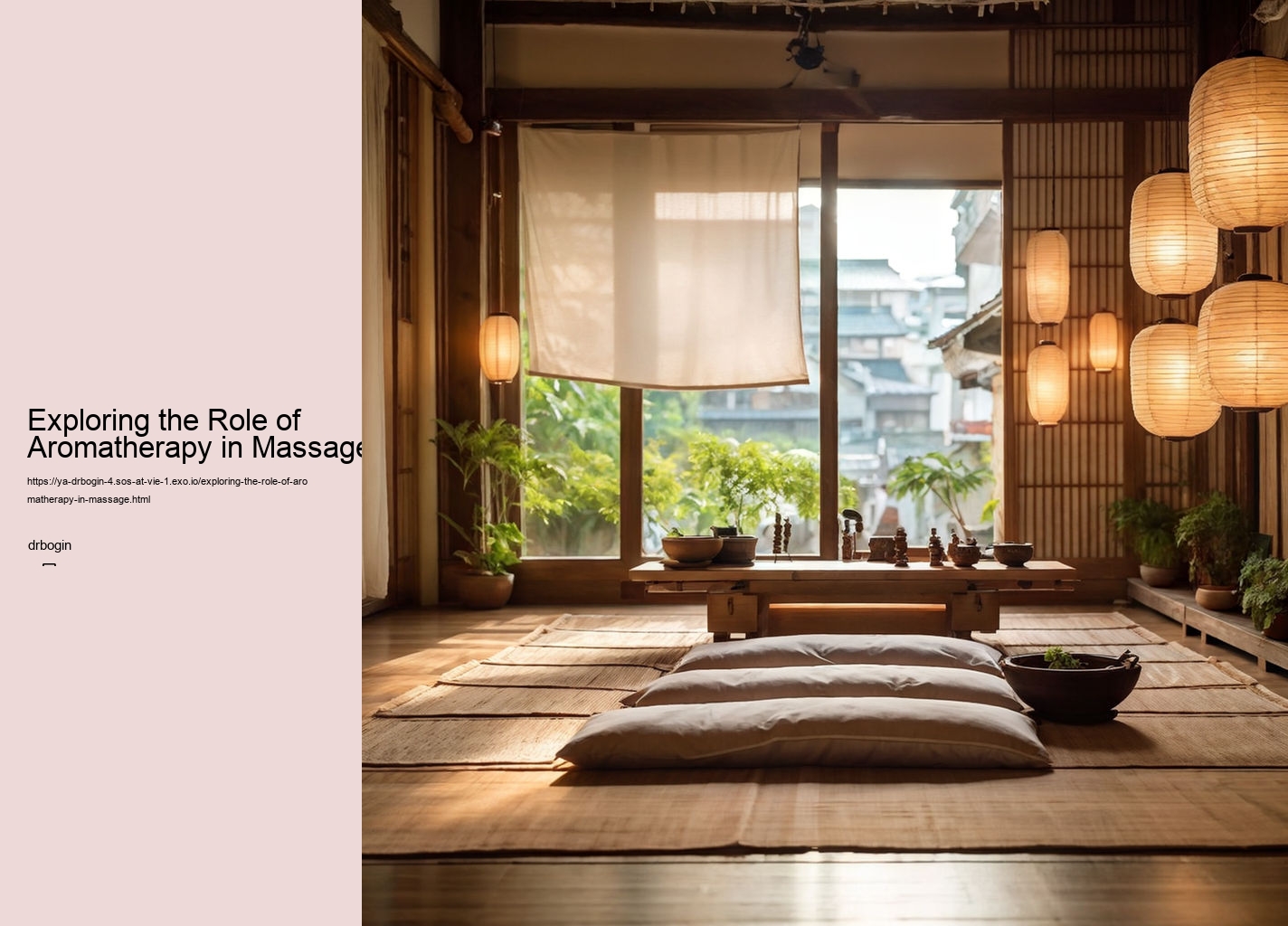 Exploring the Role of Aromatherapy in Massage