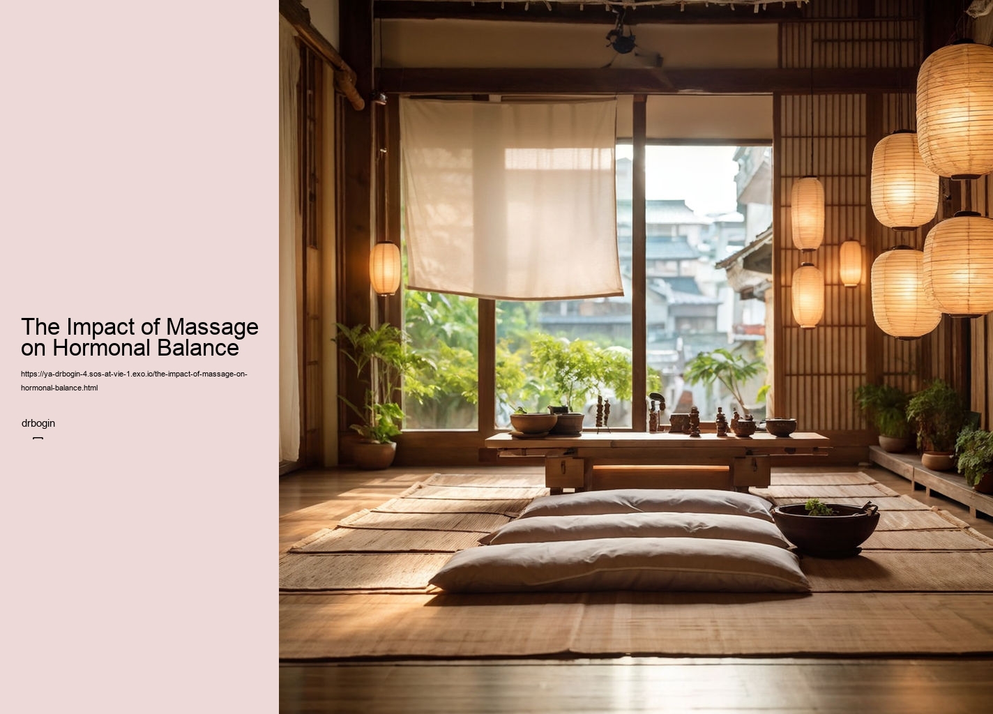 The Impact of Massage on Hormonal Balance